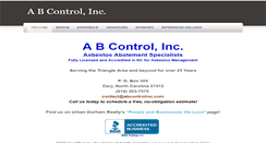 Desktop Screenshot of abcontrolinc.com